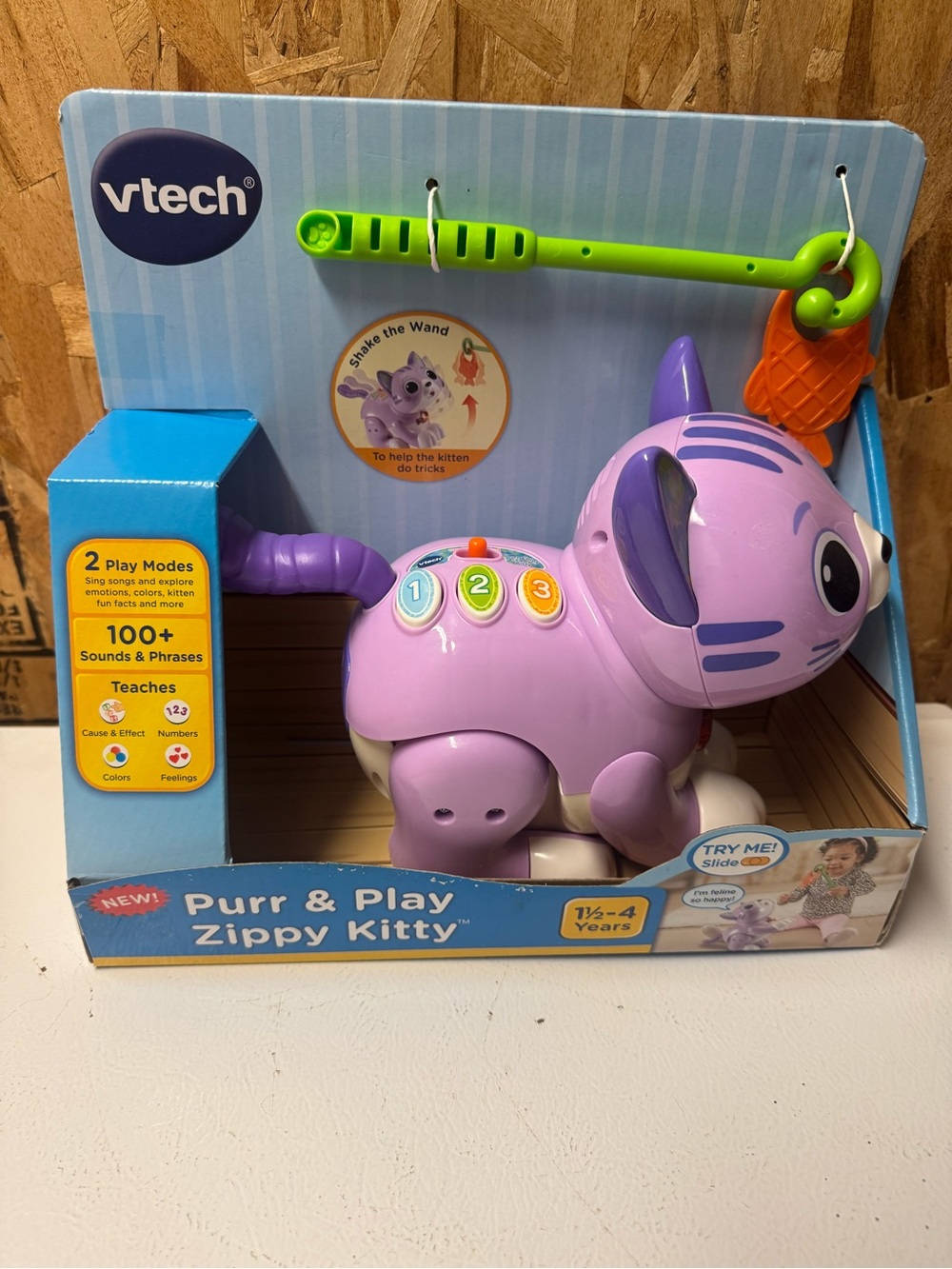 Purr & Play Zippy Kitty - Vtech Interactive Toy